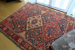ペルシャ絨毯 カシュガイ族 154×124cm ：インテリアショップマツバラ